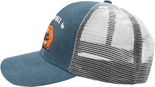 Vista 3 de devor Cap Ok I Pull Up Dad Hat, Graphic Hats for Men