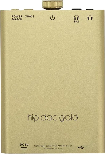 Vista 8 de iFi Hip-dac2 Edición Oro - Amplificador de auriculares DAC equilibrado portátil para Android, iPhone con entrada USB única/Salidas: 3.5mm