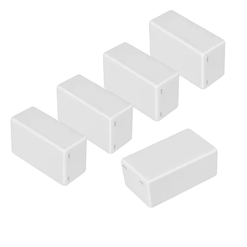 Vista 16 de LeMotech Caja de proyectos 10 piezas de plástico ABS, caja de conexiones eléctricas pequeña para electrónica, color blanco 1,97 x 1,10 x 0,59
