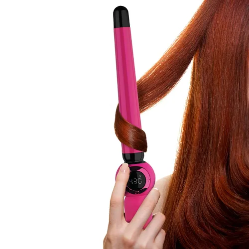 Vista 3 de Bed Head Rock N' Waver - Varita rizadora digital cónica, aspecto natural, ondas texturizadas, (3/4-1 pulgada)