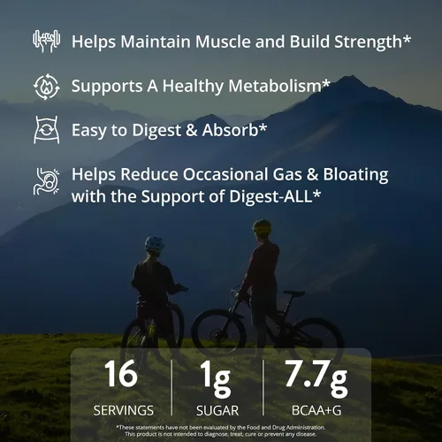 Vista 5 de MRM Nutrition Proteína de Suero - Sabor Chocolate, Proteína de Suero Aislada y Concentrada Microfiltrada, 16 Diferentes Cepas de Probióticos, BCAAs