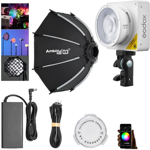 Vista 9 de Godox ML100Bi 120W bicolor LED luz de vídeo