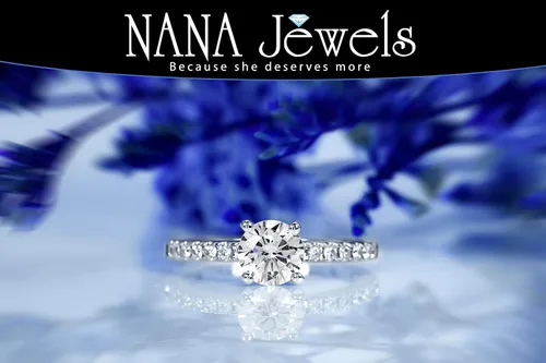 Vista 4 de 100ct-400ct Simulated Diamond Zirconia Engagement Ring Round Cut Solitaire wSides in Sterling Silver