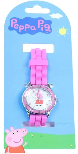 Vista 5 de Accutime Kids Nickelodeon Peppa Pig Pink Digital Analog Quartz Wrist Watch Cool Inexpensive Gift Party Favor for Girls Boys Toddlers Adults All Ages