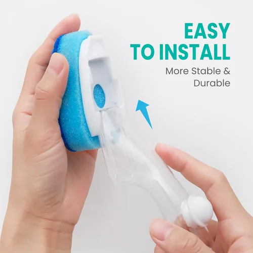 Vista 5 de Dishwand - Recambios con asa, 6 piezas de repuesto para varita de platos Azul
