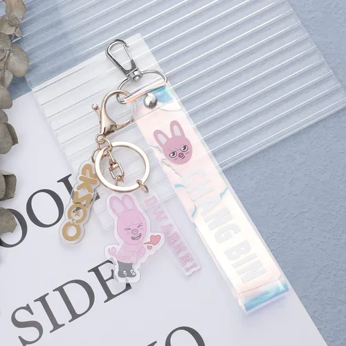 Vista 3 de G-Ahora 2pcs Stray Keychain Keyring Stray Gift Set