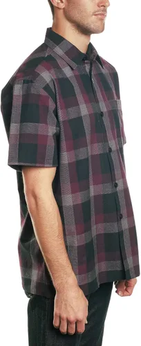 Vista 2 de YAGO Camisa de manga corta para hombre con botones de algodón y ajuste relajado