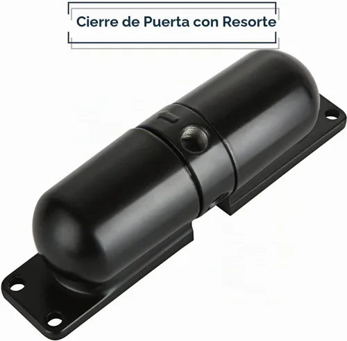 Vista 6 de Paquete de 2 cierrapuertas con resorte de seguridad de 4-1/4 pulgadas, cierrapuertas automático residencial, cierrapuertas automático, bisagra