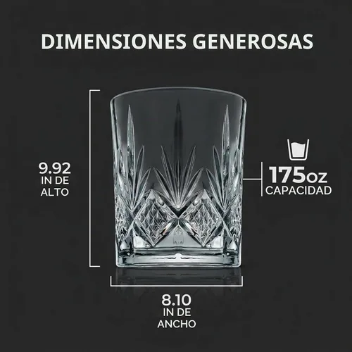 Vista 5 de Godinger Cubo de basura de cristal para baño de Dublín