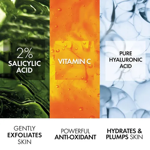 Vista 7 de VICHY Normaderm Daily Acné Face Wash, limpiador facial de ácido salicílico para piel grasa y propensa al acné, limpiador de acné que limpia