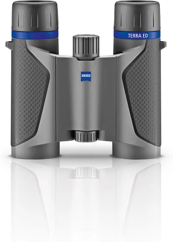 Vista 2 de ZEISS Terra ED Pocket Binoculars Compact, Waterproof, and Fast Focusing Negro