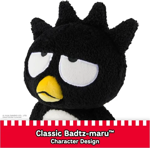 Vista 5 de GUND SanrioBad Badtz-Maru - Juguete de peluche de 6 pulgadas para mayores