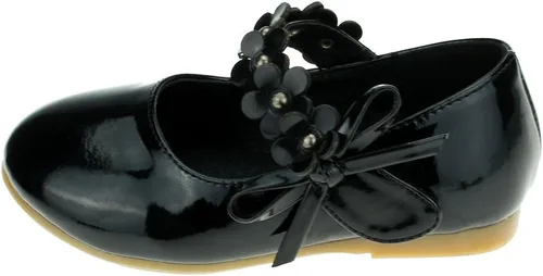 Vista 3 de Maxu Kids PU Flower Slip on Flats Fashion Oxford
