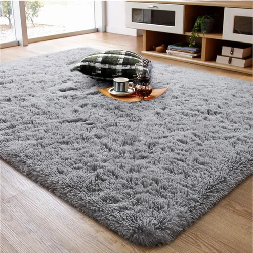 Vista 18 de Ompaa Alfombra Esponjosa, Alfombras de Área Súper Suaves y Peludas para Dormitorio y Sala de Estar - 6' x 9' Alfombra Grande de Felpa Peluda Shag