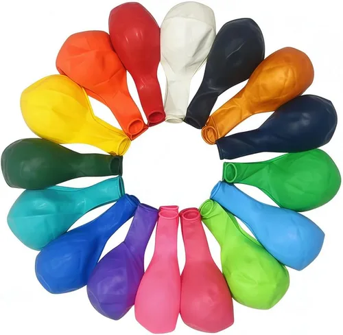 Vista 10 de 200 globos negros y dorados de 5 pulgadas, cromados, metálicos, dorados, negros, de látex, gruesos, pequeños para bodas, cumpleaños, graduaciones