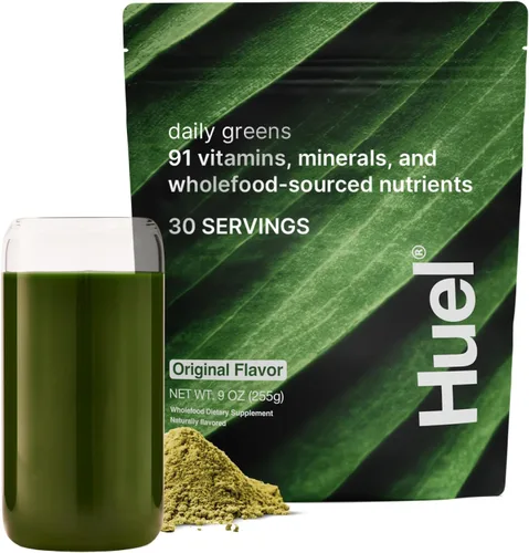 Vista 13 de Huel Daily Greens Superfood Greens Powder 12 paquetes de porciones individuales