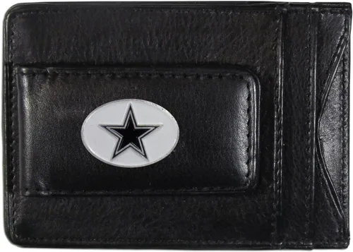Vista 16 de Portadocumentos clip de piel para dinero NFL