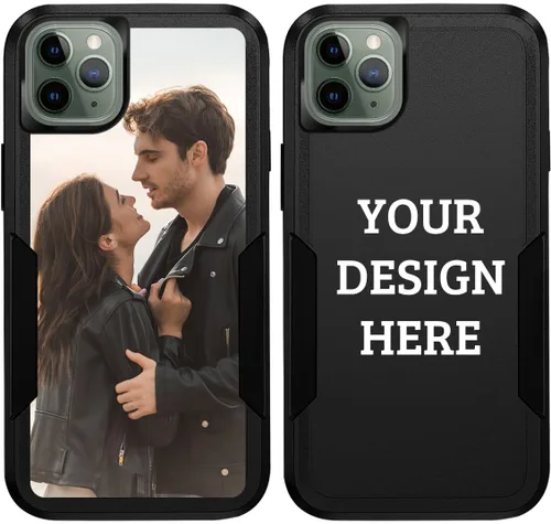 Vista 9 de Fundas de teléfono personalizadas con múltiples imágenes para iPhone 11 Pro Max, imágenes personalizadas, protección contra caídas, cuerpo completo