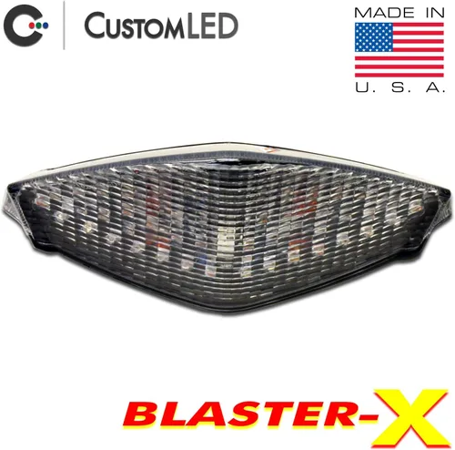 Vista 2 de Blaster-X - Luz trasera LED integrada para KTM 1290 Super Duke R 2014-2019 (lente transparente)