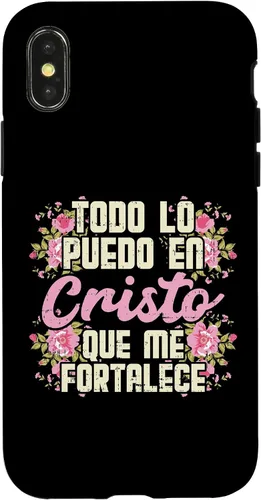 Vista 5 de Todo Lo Puedo En Cristo God Jesus - Funda de regalo cristiana para iPhone 17