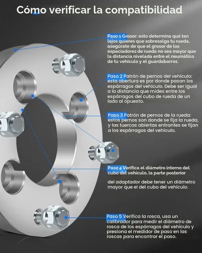 Vista 4 de ECCPP 4 adaptadores de espaciadores de rueda de 4 lengüetas de 1 pulgada, conversión de 4x110 a 4x137 10x1.25 2.913 in para 2007-2016 para Rancher
