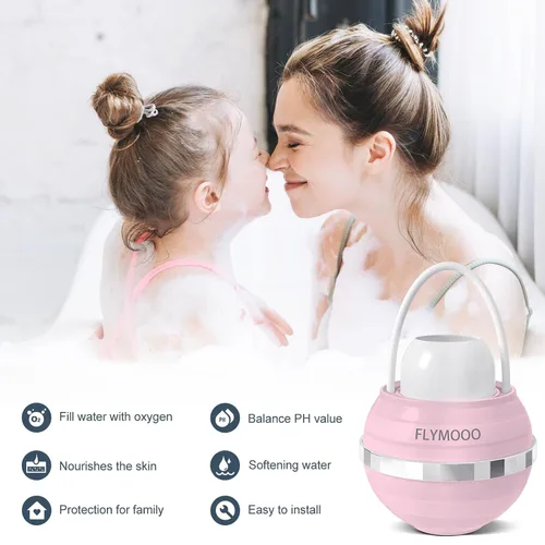 Vista 7 de FLYMOOO Filtro de baño para bañera, filtro de agua para grifo de bañera con 8 etapas y 2,500 galones de filtración para reducir los contaminantes