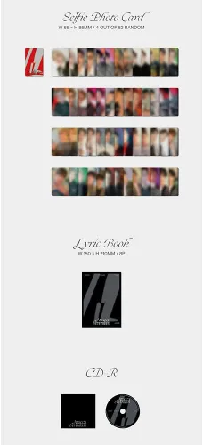 Vista 6 de PLEDIS, Seventeen ATTACCA CARAT Ver 9th Mini álbum [Incluye tarjeta fotográfica transparente, funda para tarjeta fotográfica] (ver al azar), PLD0102