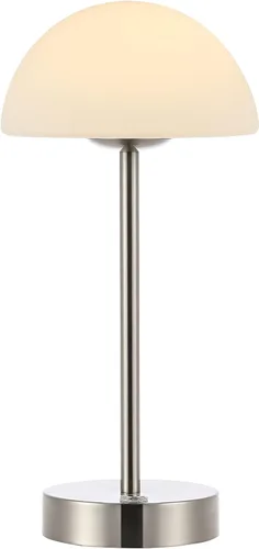 Vista 8 de JONATHAN Y Lámpara de mesa LED portátil recargable moderna de 12.5 pulgadas, latón/blanco, lámpara de acento táctil regulable inalámbrica