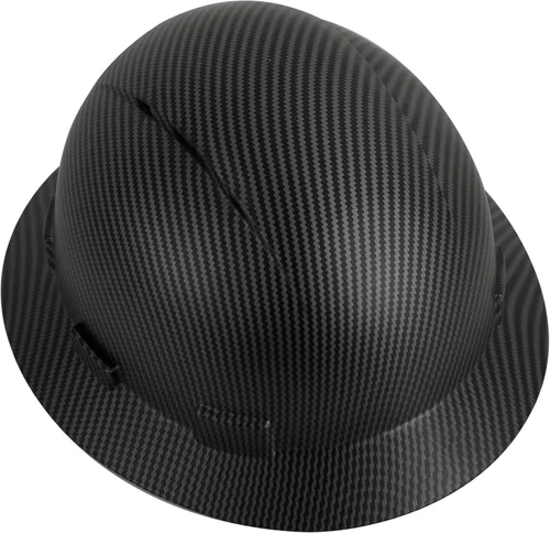 Vista 10 de Zeluga Casco duro de ala completa HDPE, casco de seguridad de construcción con orificios ventilados, suspensión de trinquete ajustable de 6 puntos