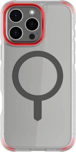 Vista 132 de Ghostek Covert Clear - Funda transparente para iPhone 15 Plus, silicona a prueba de golpes, compatible con accesorios Apple MagSafe, funda Negro