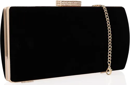 Vista 3 de Bolso de noche con diamantes de imitación para mujer, bolso de mano brillante para fiesta, baile de graduación, bolsa de boda