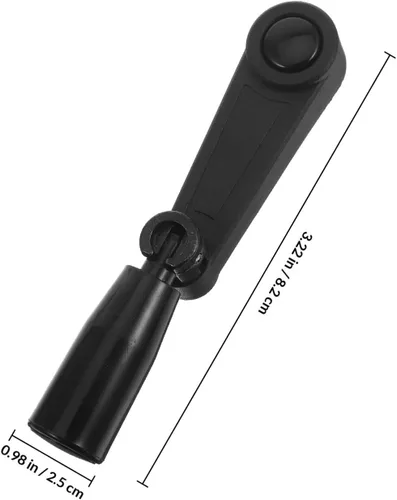 Vista 2 de Foldable Nylon Crank Handle for CNC Router Tables and Handwheels