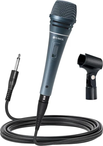 Vista 8 de CAROL Sigma-plus1 XLR - Micrófono vocal con cable, supercardioide dinámico, estudio Patented dual-shock-mount and dual-diaphragm capsule. Ideal