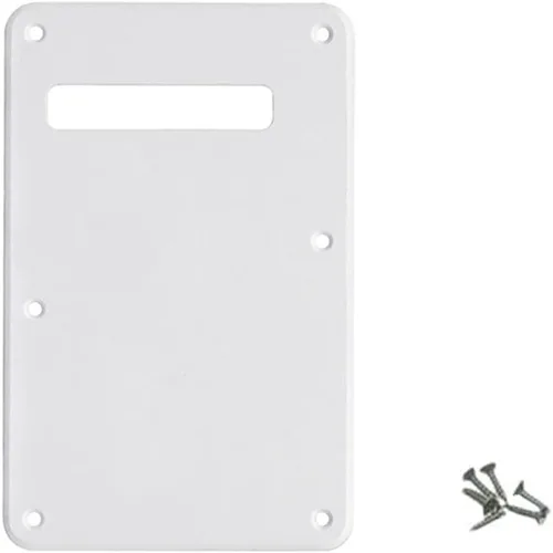 Vista 9 de ROLIZO Pickguard Tremolo - Placa trasera estándar para guitarra Stratocaster, fabricada en Estados Unidos, perla envejecida multicolor/fantasía