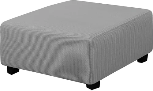 Vista 129 de Easy-Going Funda Elástica para Otomana Taburete de Almacenamiento Plegable Protector de Muebles Funda Rectangular Suave con Parte Inferior Elástica