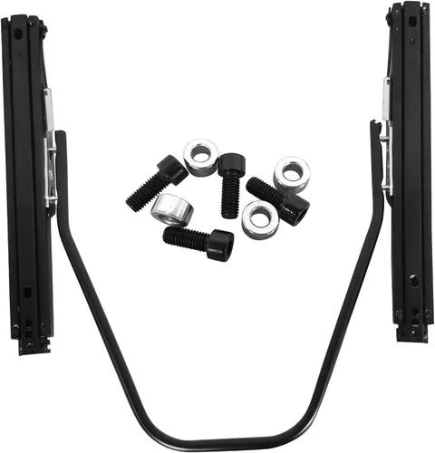 Vista 7 de FREEMOTOR802 Asientos universales de carreras, asientos deportivos reclinables con deslizadores de doble bloqueo ajustables, 1 unidad