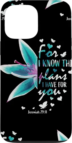 Vista 24 de Bible Verse Phone Cases Christian Gifts Women Jeremiah 29 11 Case for iPhone 17