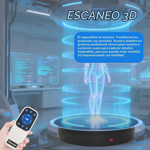 Vista 6 de Tocadiscos motorizados con control remoto, soporte giratorio motorizado resistente, plataforma giratoria ajustable de velocidad, tocadiscos