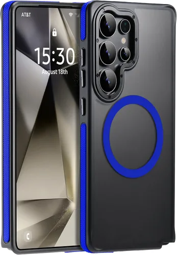 Vista 42 de Funda magnética fuerte para iPhone 12 Pro Max [Protección de grado militar de 10 pies] Compatible con MagSafe, funda protectora a prueba de golpes