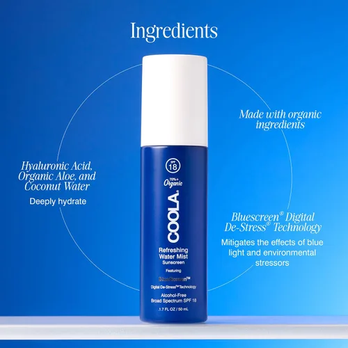 Vista 5 de COOLA Organic Refreshing Water Mist Face Moisturizer