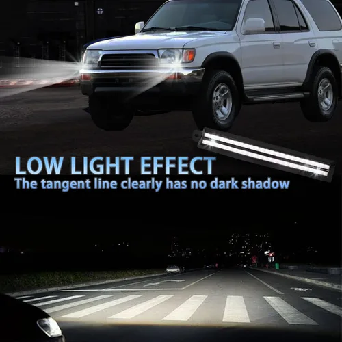 Vista 6 de Lámpara de Marcador Lateral LED para Faros Delanteros, Luz de Circulacion Diurna en Ámbar, Señal de Giro Secuencial Compatible con Toyota 4Runner