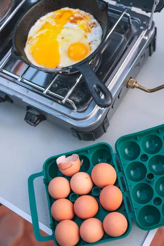 Vista 2 de Stansport - Recipiente para huevos para acampar y viajar