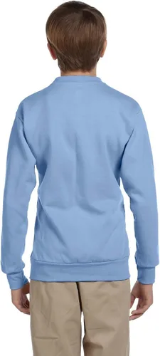 Vista 3 de Hanes Sudadera de cuello redondo para niños, cómoda y ecológica