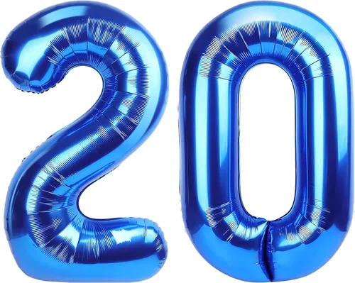 Vista 230 de Globos gigantes de números negros de 40 pulgadas, globos de aluminio de Mylar con helio para cumpleaños, globo número 0 para decoración de fiestas