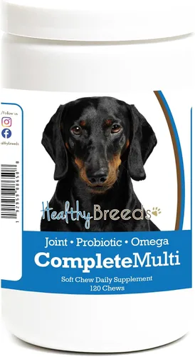 Vista 45 de Healthy Breeds Affenpinscher todo en uno multivitamínico suave masticable 120