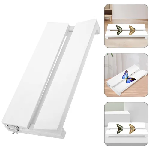 Vista 3 de Yardwe Tabla de extensión de mariposa ajustable de 13.77 x 6.29 pulgadas, herramienta de visualización de espécimen para montaje de insectos