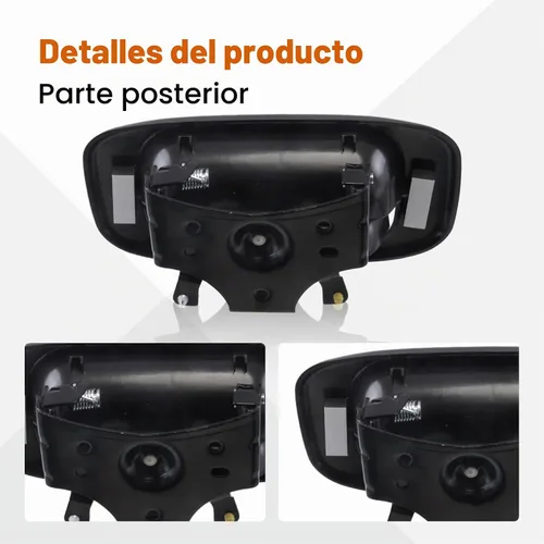 Vista 5 de Perfit Liner Puerta trasera con borde bisel, manija negra para Silverado