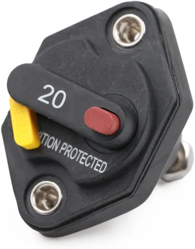 Vista 19 de E69 Interruptor de circuito de 10 A T3 con restablecimiento manual Mini de montaje en superficie IP66 Interruptor conmutable de 10 A