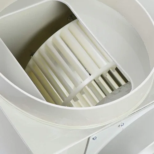 Vista 8 de Kaibrite Extractor centrífugo de 10 pulgadas, ventilador centrífugo de grado comercial 1354CFM, ventilador de ventilación, ventilador de laboratorio