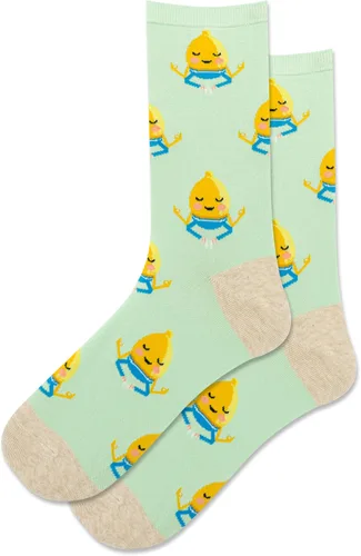 Vista 24 de Hot Sox Calcetines de mujer con patrón geométrico de novedad Perdón mi francés (gris jaspeado)